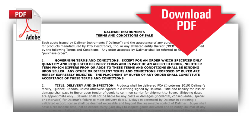 Dalimar Terms & Conditions
